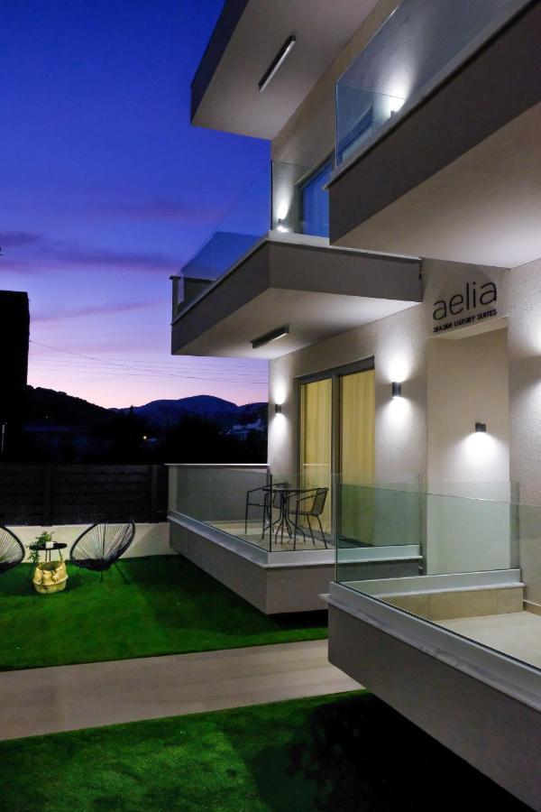 Aelia Seaside Luxury Suites Nea Karvali Exterior photo