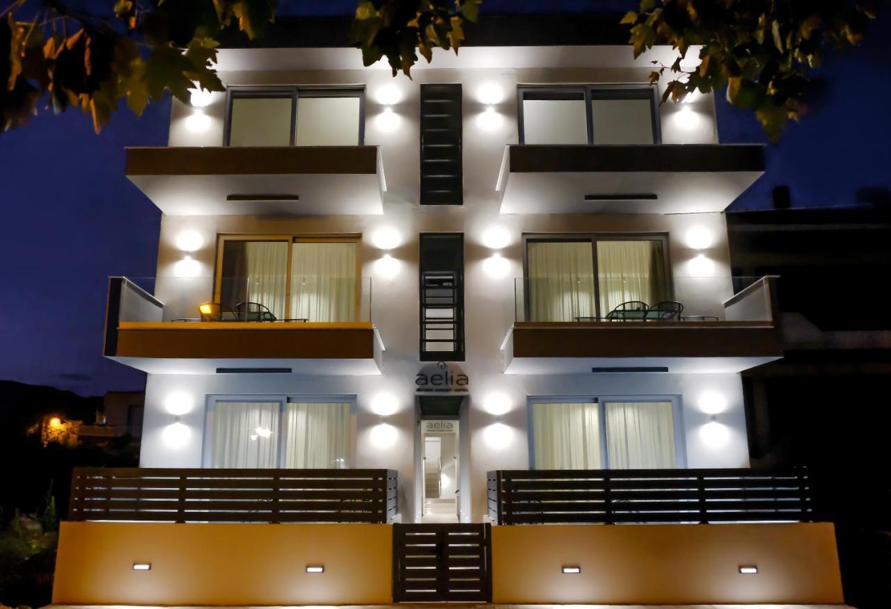 Aelia Seaside Luxury Suites Nea Karvali Exterior photo