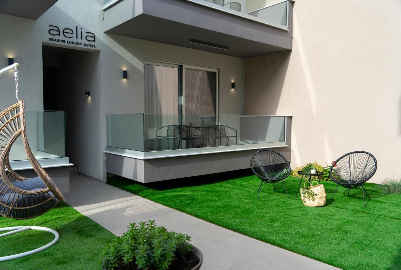 Aelia Seaside Luxury Suites Nea Karvali Exterior photo
