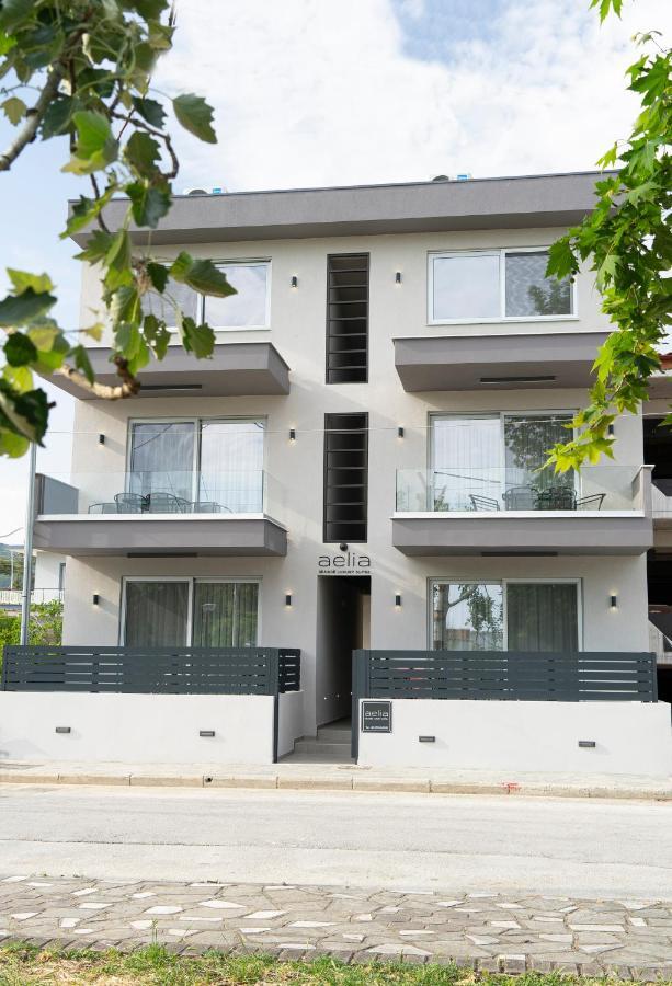 Aelia Seaside Luxury Suites Nea Karvali Exterior photo